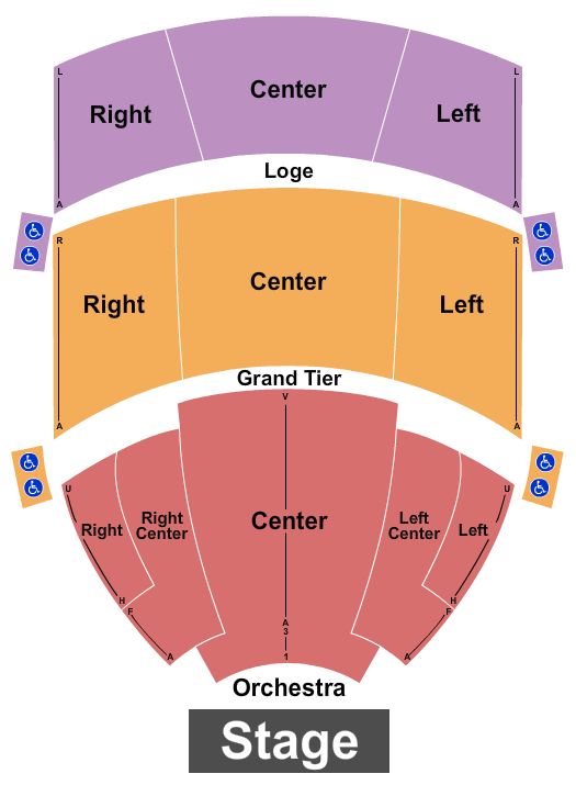 Steven Tanger Center for the Performing Arts The Bodyguard Seating Chart
